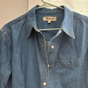 Madewell Blue Button Down Shirt